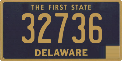 DE license plate 32736