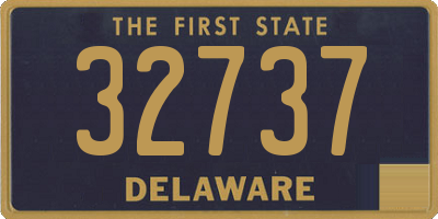 DE license plate 32737