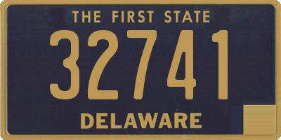 DE license plate 32741