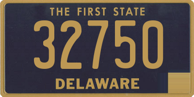 DE license plate 32750