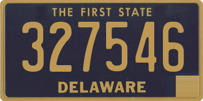 DE license plate 327546