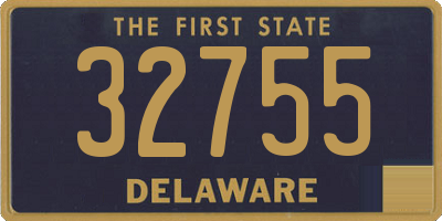 DE license plate 32755