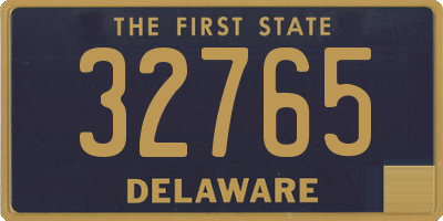 DE license plate 32765