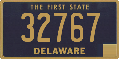 DE license plate 32767