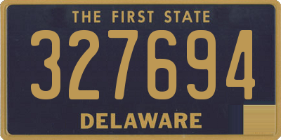 DE license plate 327694