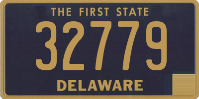 DE license plate 32779