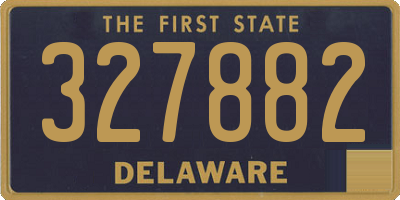 DE license plate 327882