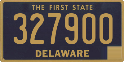 DE license plate 327900