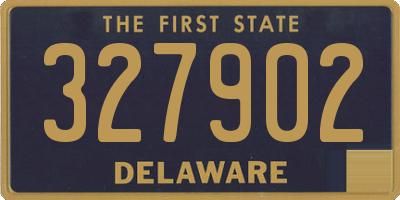 DE license plate 327902