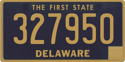 DE license plate 327950