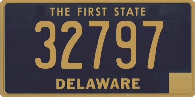 DE license plate 32797