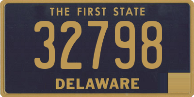 DE license plate 32798