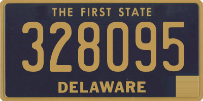DE license plate 328095