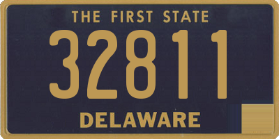 DE license plate 32811