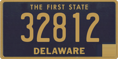 DE license plate 32812