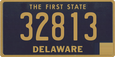 DE license plate 32813