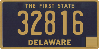 DE license plate 32816