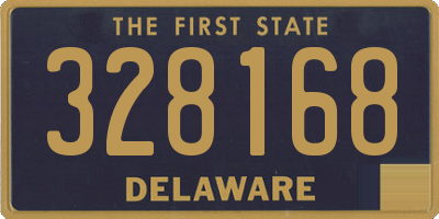 DE license plate 328168