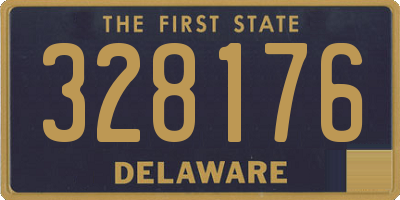 DE license plate 328176