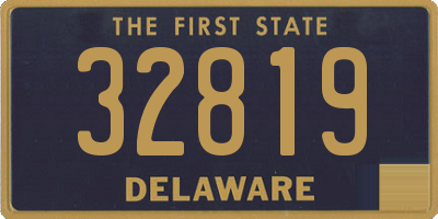 DE license plate 32819