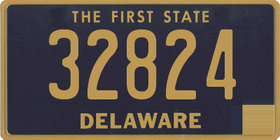 DE license plate 32824