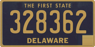 DE license plate 328362