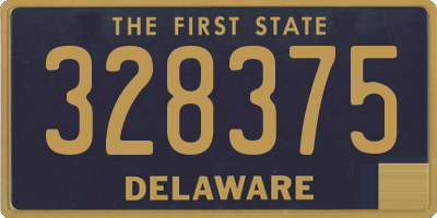 DE license plate 328375