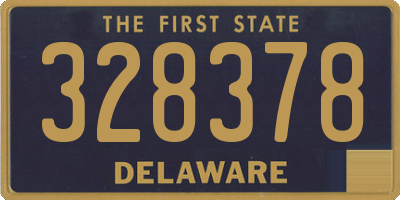 DE license plate 328378