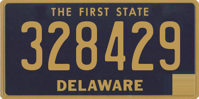 DE license plate 328429