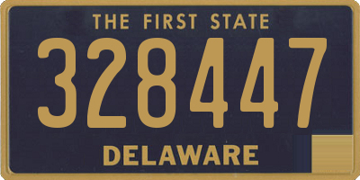DE license plate 328447