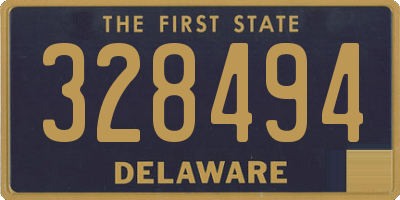 DE license plate 328494