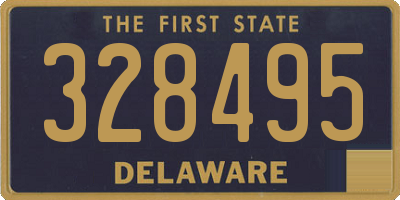 DE license plate 328495