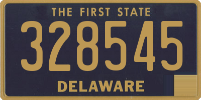 DE license plate 328545