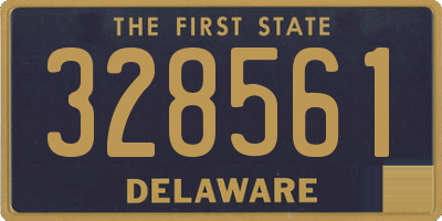 DE license plate 328561