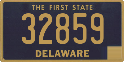 DE license plate 32859