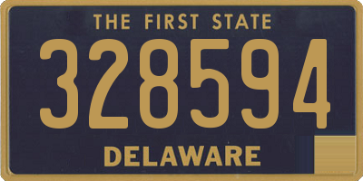DE license plate 328594