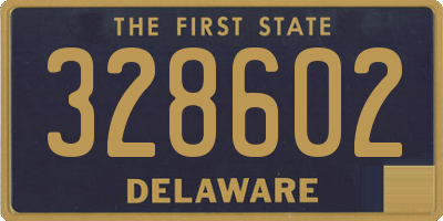 DE license plate 328602
