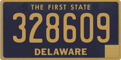 DE license plate 328609