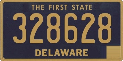 DE license plate 328628