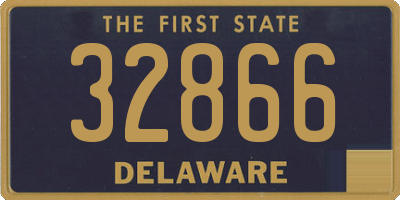 DE license plate 32866