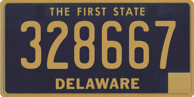 DE license plate 328667