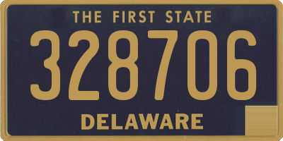 DE license plate 328706
