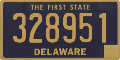DE license plate 328951