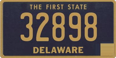 DE license plate 32898