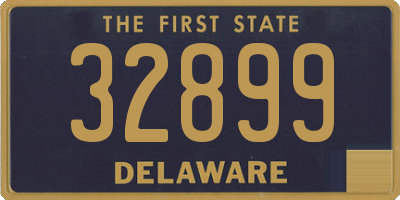 DE license plate 32899