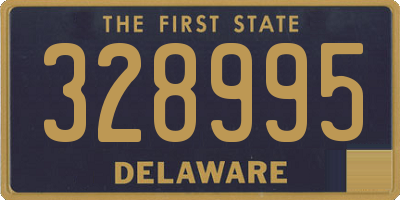 DE license plate 328995