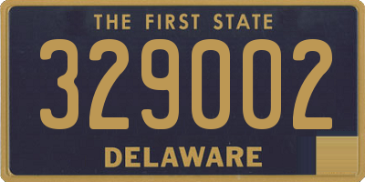 DE license plate 329002