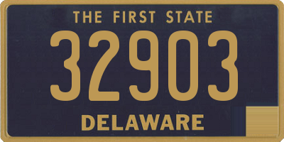 DE license plate 32903