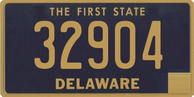 DE license plate 32904