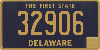 DE license plate 32906